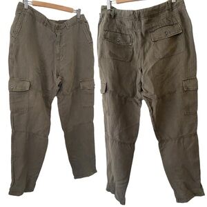 Bella Dahl Olive Army Green Utility/Cargo Pants​​​​​​​
